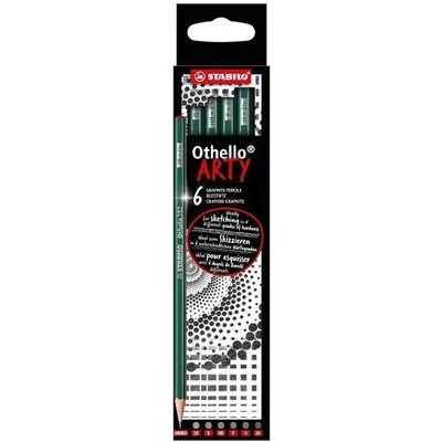 STABILO ARTY Othello 6 ks (2B, B, HB, F, H, 2H)