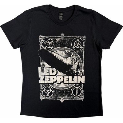 Tričko Led Zeppelin Vintage Print LZ1 Čierna