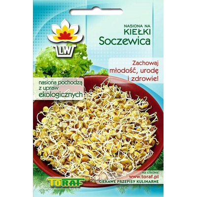 Toraf Microgreens, semínka na klíčky - Čočka 20g