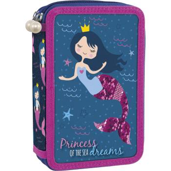 Image 1 of DERFORM Ученически несесер Derform - Mermaid, с 2 ципа (68210)