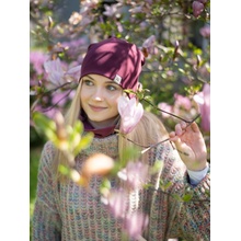 Doke čepice organic maroon