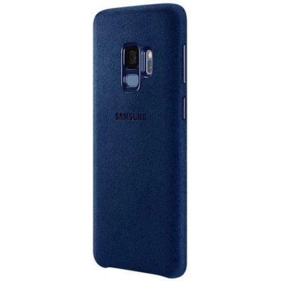 Samsung Alcantara Cover EF-XG960ALEGWW - оригинален кейс от алкантара за Samsung Galaxy S9 (тъмносин)