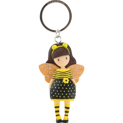 Přívěsek na klíče Santoro London Bee Loved (Just Bee Cause), 6.5x3x2.5cm