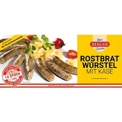 Berger Original Rostbratwürstel s ementálem 300 g