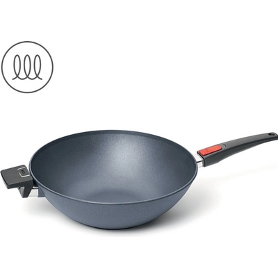 Woll Titanová pánev Wok na indukci s odnímatelnou rukojetí Diamond Lite 34 cm