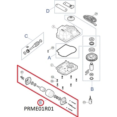 PRME01R01 motor pre METRO3000R01/ME3010