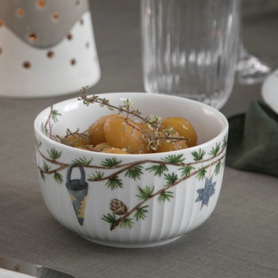 Kähler Hammershøi Christmas porcelánová miska white 12 cm