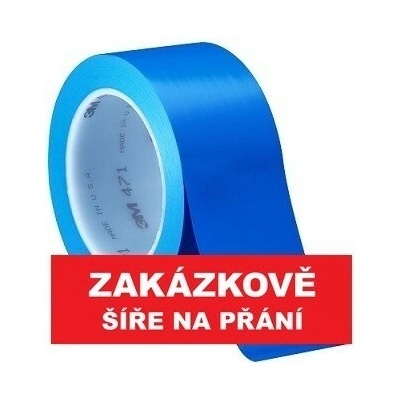 3M 471 Označovacia PVC lepiaca páska oderuvzdorná 50 mm x 33 m modrá
