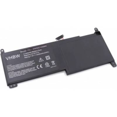 VHBW Baterie pro Asus Transformer Book Trio TX201, C21N1313, 4400 mAh - neoriginální