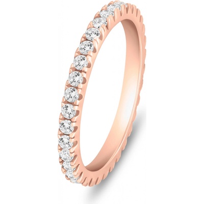 Brilio Silver strieborný prsteň so zirkónmi RI085R