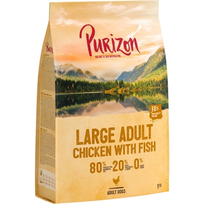 Purizon 2х12кг Large Adult Purizon, суха храна за кучета с пиле и риба