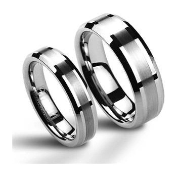 Nubis Wolframový prsten šíře 7 mm NWF1014 7