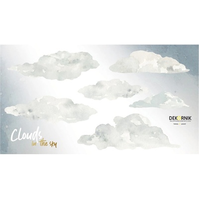 Dekornik Комплект стикери за стена с мотиви на облаци Clouds in the Sky - Dekornik (DEKO.N.NNM.045)
