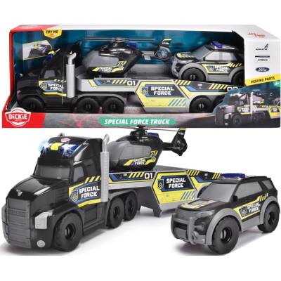 Simba Dickie SOS nákladní auto s přívěsem 70 cm 371-9034