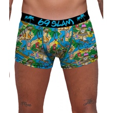 69Slam boxerky hip bali blue