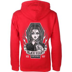 Black heart дамски суичър black heart - СРЯДА - ЧЕРВЕН - 17563