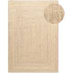 Hanse Home Двустранен/ръчно изработен ютен килим в светло естествен цвят 160x230 cm Juno - Hanse Home (106222-160x230)
