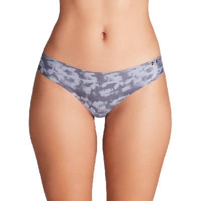 Бельо Under Armour Pure Stretch 3-Pack Printed No Show Bikini Сребърно Velikost XL