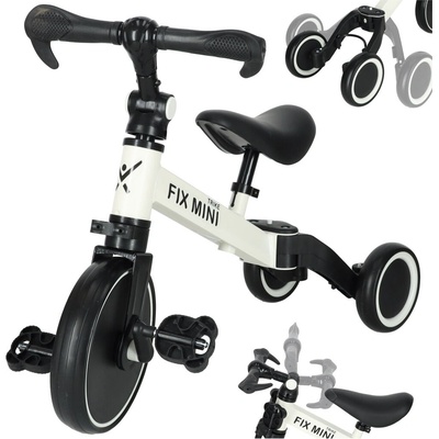 Trike Fix Mini terénna s pedálmi 3v1 biela