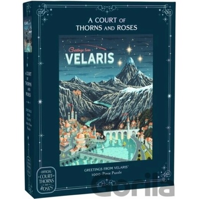 A Court of Thorns and Roses Official Greetings from Velaris 1000-Piece Puzzle - Sarah J. Maas