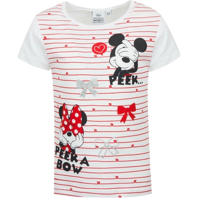 Minnie Mouse dievčenské tričko SE1147 Biela