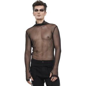 Devil fashion мъжка тениска с дълъг ръкав DEVIL FASHION - Luminaire - TT188