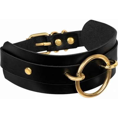 Kinky Diva О-РИНГ ПРЕДНА ЯКА ЧЕРНА/ЗЛАТНА