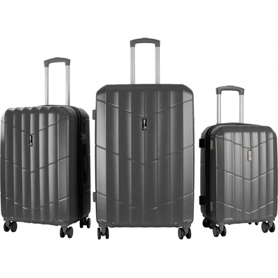 Aga Travel Sada MR4669 Šedá 93 l 63 l 33 l