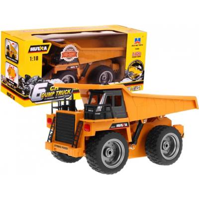 HUINA RC 1540 Nákladné auto sklápěč RTR hnedá 1:18