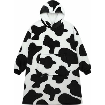 Ruhhy 26538 Televizní mikina s kapucí XXL černobílá – Hledejceny.cz