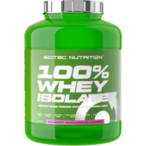 Scitec Nutrition 100% Whey Isolate [1816 грама] Бял шоколад с ягода
