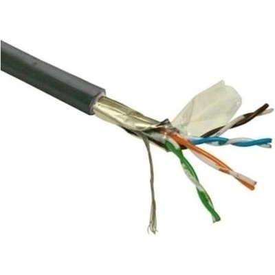 Lynx CS LX-SLD-FTP5E-OUTDJ-BK FTP Cat5E, venkovní PE, dvojitý plášť PE+PVC, 305m, černý