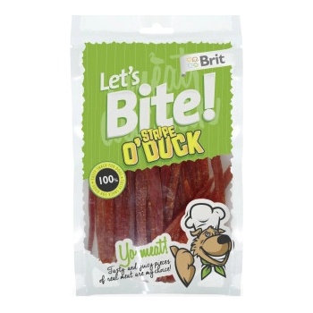 Brit Let's Bite Stripe o'Duck 80g