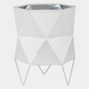 Image 1 of TK Lighting Настолна лампа SIRO 1xE27/15W/230V бяла/сребриста (TK5168)