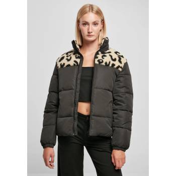 Image 1 of Urban Classics Дамско яке с широка кройка в черен цвят Urban Classics Ladies AOP JacketUB-TB5439-04253 - Черен, размер 5XL
