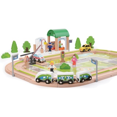 2Kids Toys Vláčikodráha Dedina 110 dielov