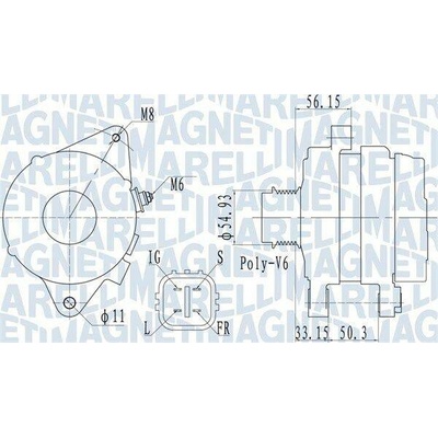 generátor MAGNETI MARELLI 063732027010