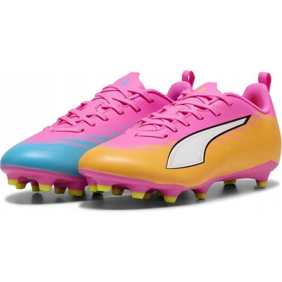 Puma ULTRA 6 PLAY FG/AG JR Růžová