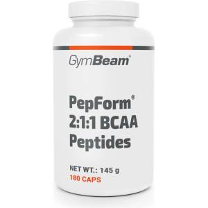 GymBeam BCAA 2: 1: 1 PepForm® Peptides 180 капс