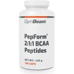 GymBeam BCAA 2: 1: 1 PepForm® пептиди 180 капс