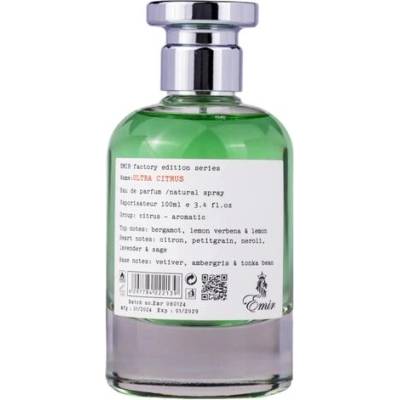 Emir Paris Corner Emir Ultra Citrus Eau de Parfum мъжка парфюмна вода 100 мл