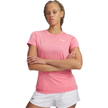 Under Armour Tech Twist Short Sleeve Womens - Pink/White