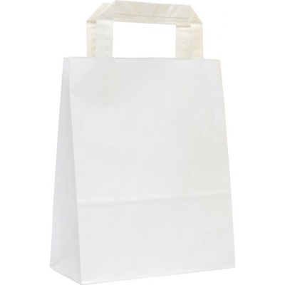 Wimex Papierová taška biela 26x14x32 cm (50 ks)
