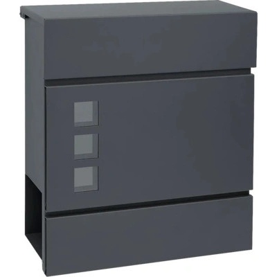 Oceľová schránka BK.932.BGW.AM s vysokou ochranou proti prieniku vody, s okienkami