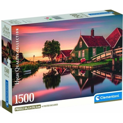 Clementoni Vesnice Zaanse Schans 1500 dielov