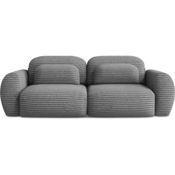 makamii Тъмносив разтегателен диван с място за съхранение от рипсено кадифе 266 cm Kini - Makamii (KINI_3SF_42_P1_C7)