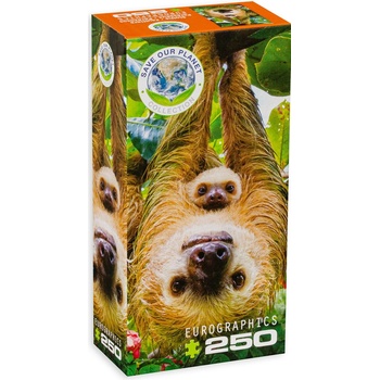 EUROGRAPHICS Пъзел Eurographics от 250 части - Ленивци (82515556)