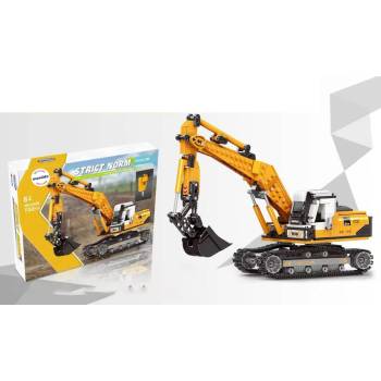 Mamido Technická stavebnica bager 722 ks 2v1