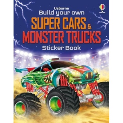 Build Your Own Super Cars and Monster Trucks Sticker Book - Simon Tudhope, Gong Studios (ilustrátor)