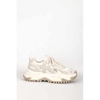 Jacket Club Дамски спортни обувки с дебела подметка 496 - Бежови #382031 (382031_Бежов)